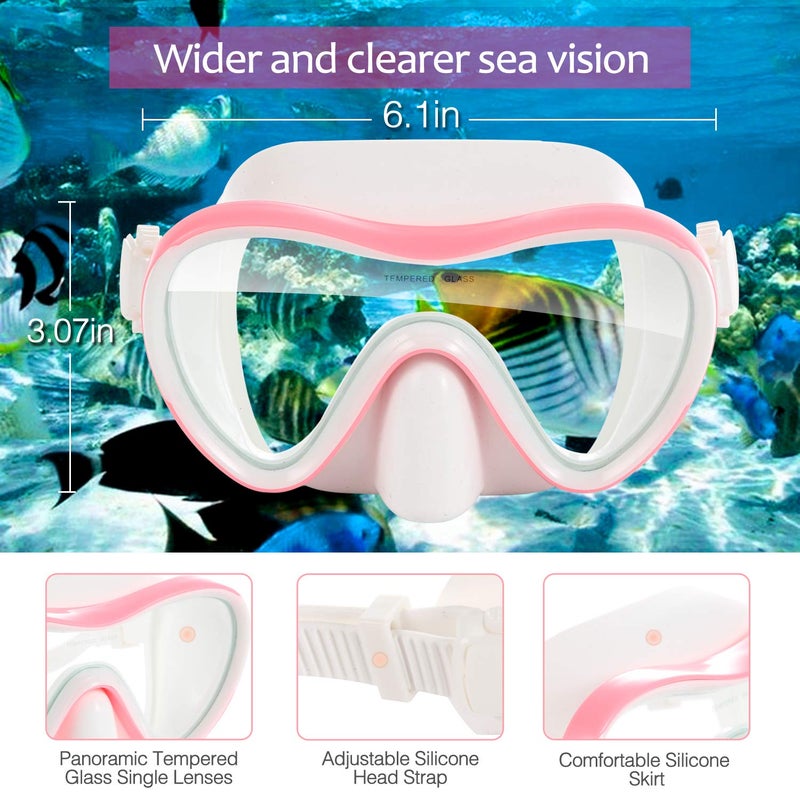 Supertrip 2024 Snorkeling Gear for Adults, Anti-Fog Snorkel Set, Tempered Glass Snorkel Mask Adult, Anti-Leak Snorkel Snorkeling Gear, Scuba Diving Mask and Snorkel for Women Men Youth - Image 4